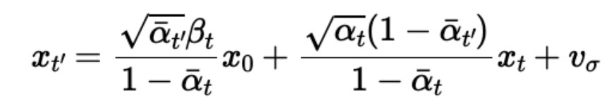 Iterative Denoising Equation