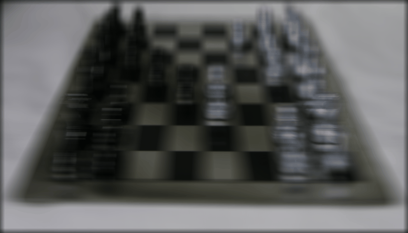 Chess set depth refocus GIF