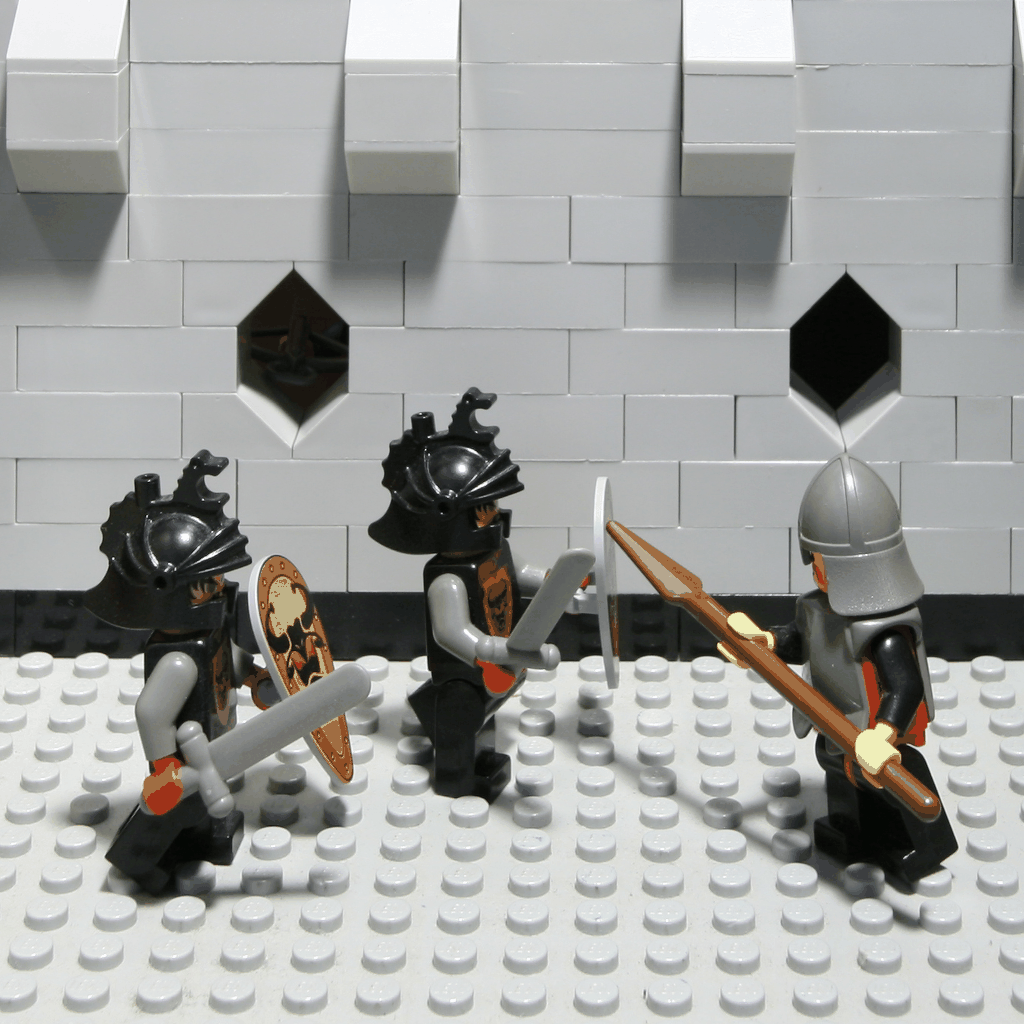 Lego set aperture adjustment GIF