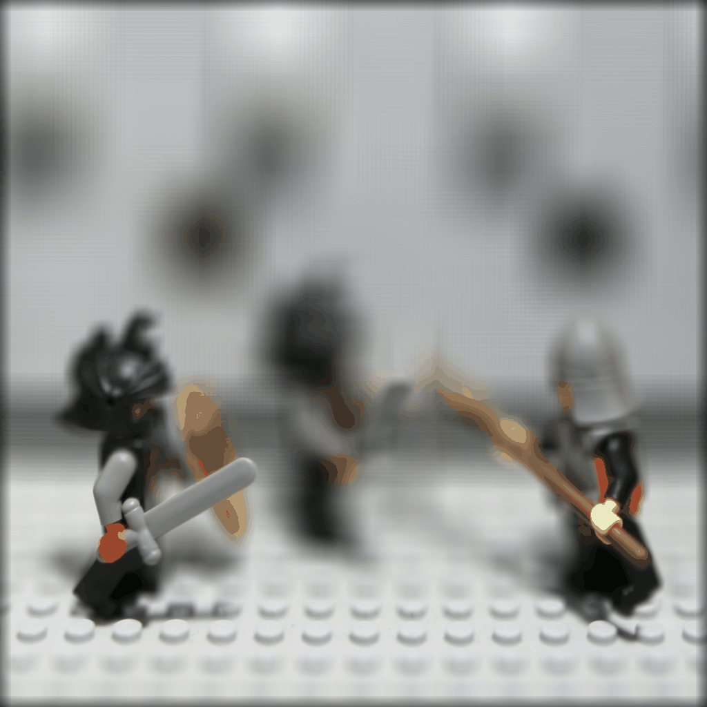 Lego set depth refocus GIF